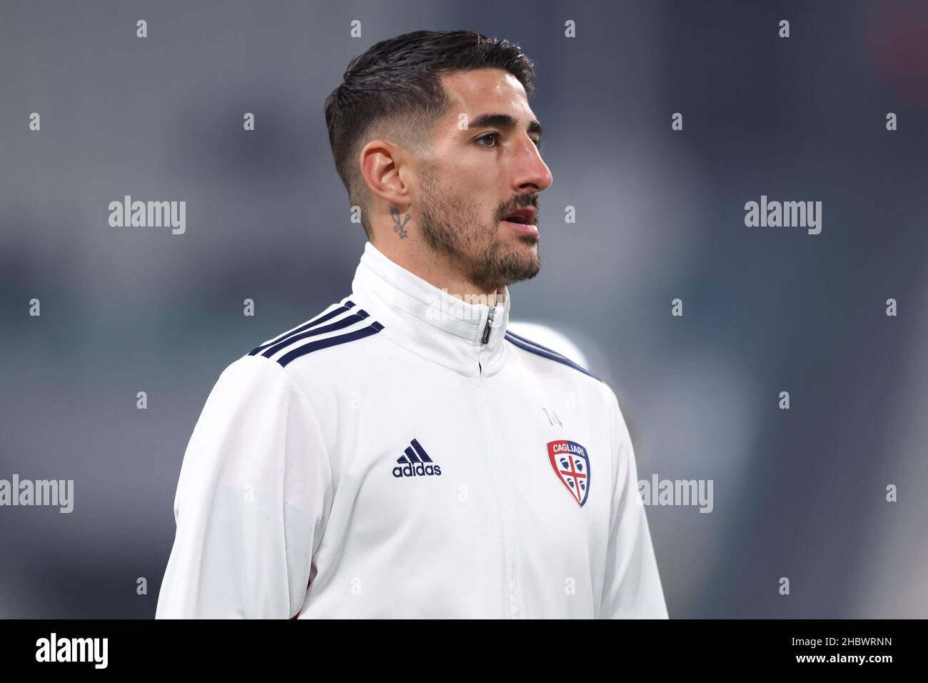 Alessandro Deiola of Cagliari in action during the Serie A match