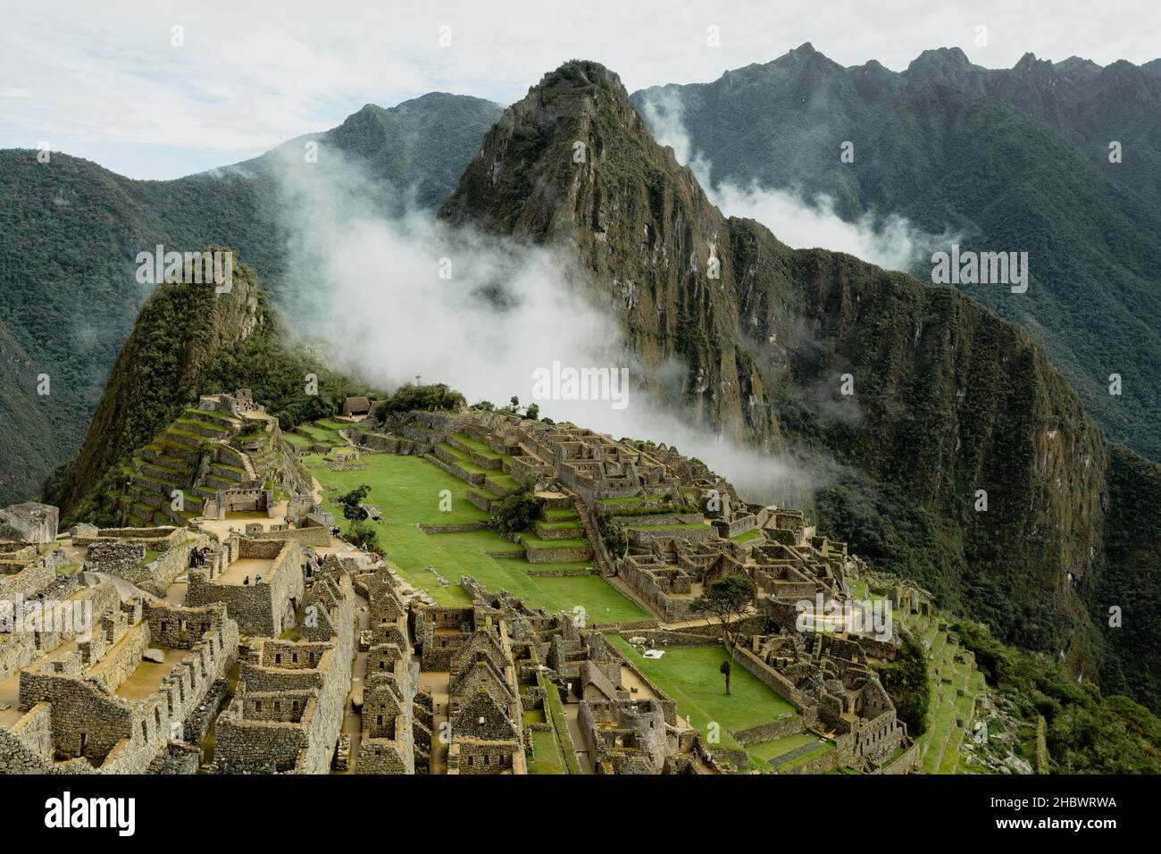 Machu Picchu is the most visited tourist destination in Peru Stock ...