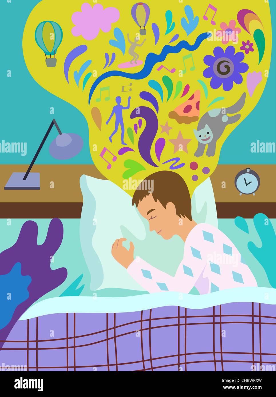 Lying demon Stock Vector Images - Alamy