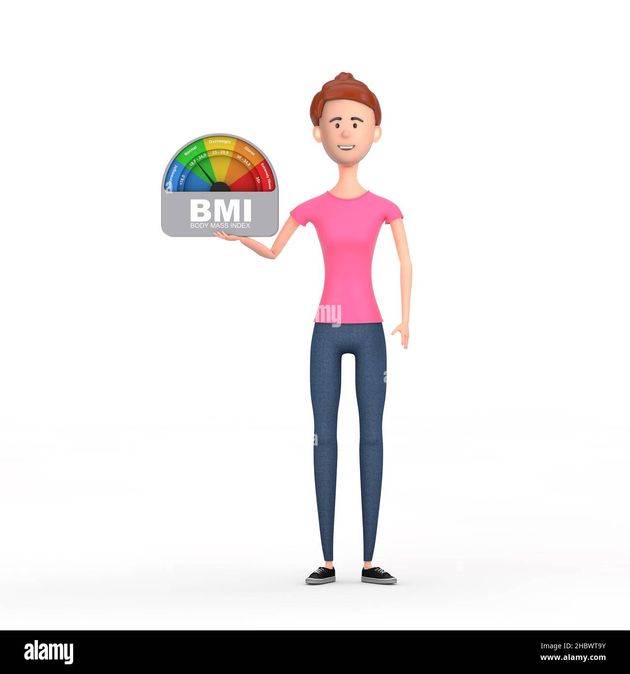 https://c8.alamy.com/comp/2HBWT9Y/cartoon-character-person-woman-hold-bmi-or-body-mass-index-scale-meter-dial-gage-icon-on-a-white-background-3d-rendering-2HBWT9Y.jpg