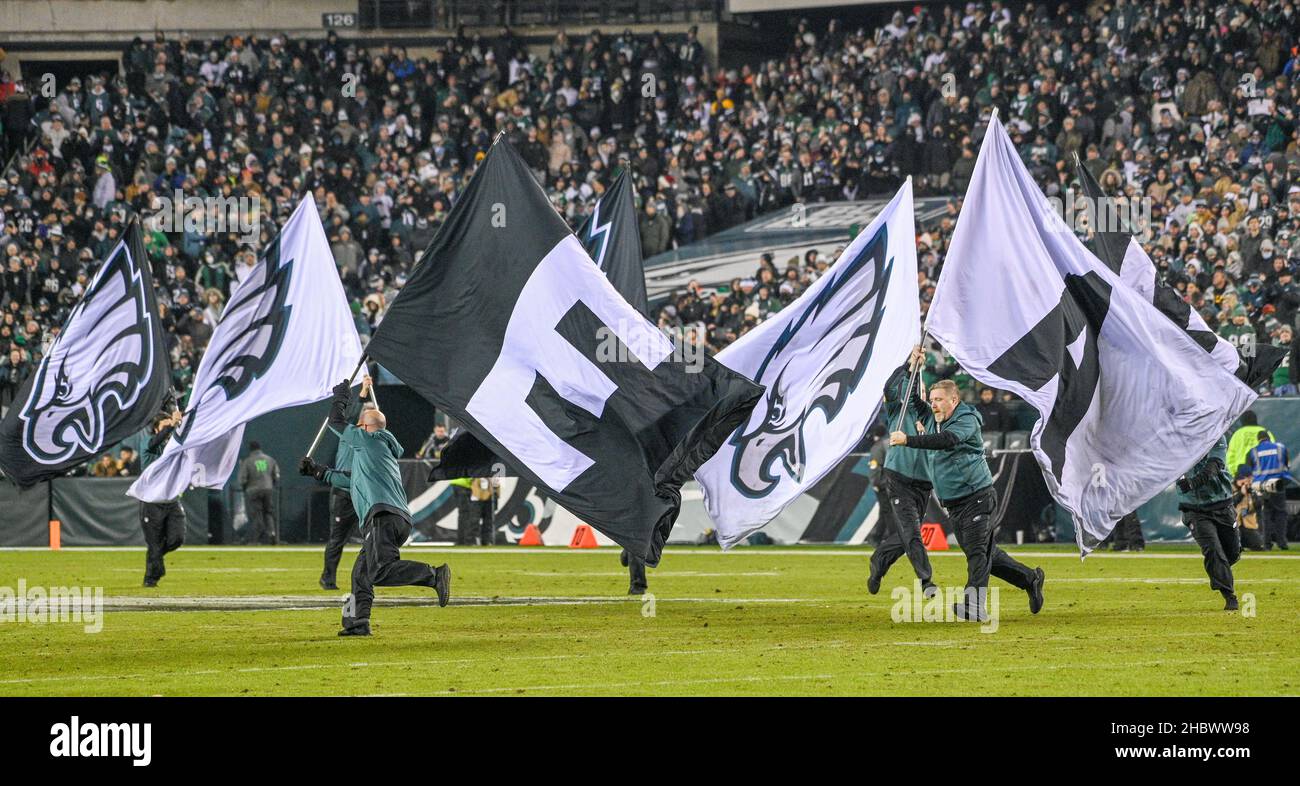 Philadelphia, Pennsylvania, USA. 21st Dec, 2021. December 21, 2021, Philadelphia PA- Eagles cheer team in action during the game against the WFT at Lincoln Financial Field (Credit Image: © Ricky Fitchett/ZUMA Press Wire) Stock Photo
