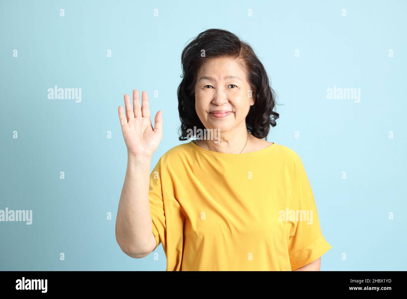 Woman old hi hi-res stock photography and images - Alamy