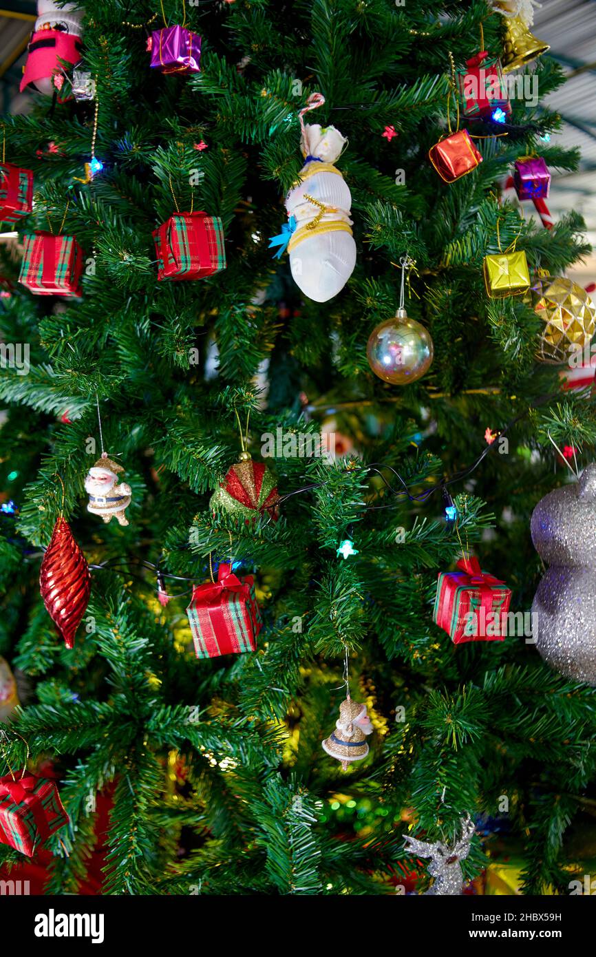 Christmas tree decoration Stock Photo Alamy