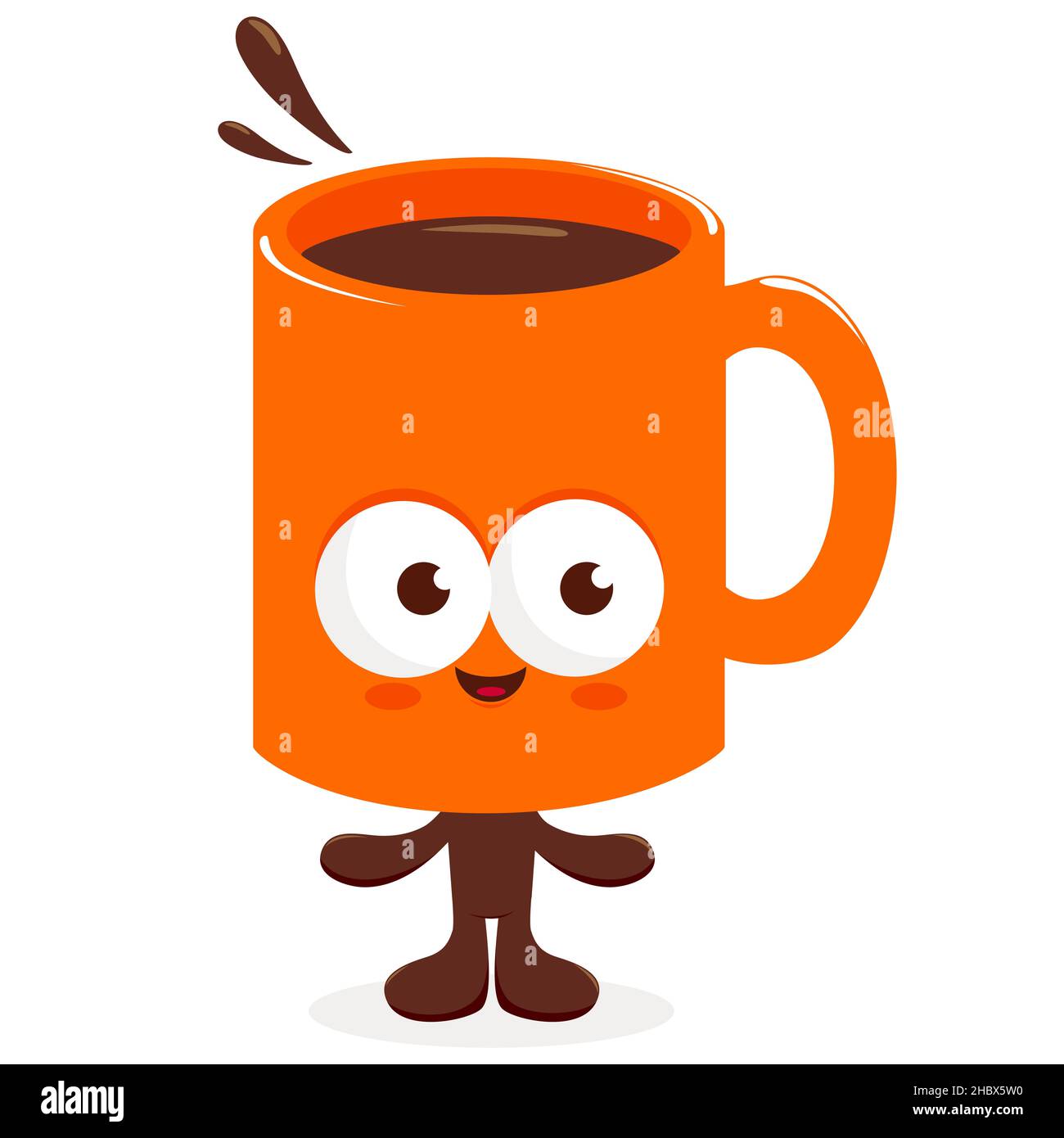 Coffee cartoon hi-res stock photography and images - Alamy