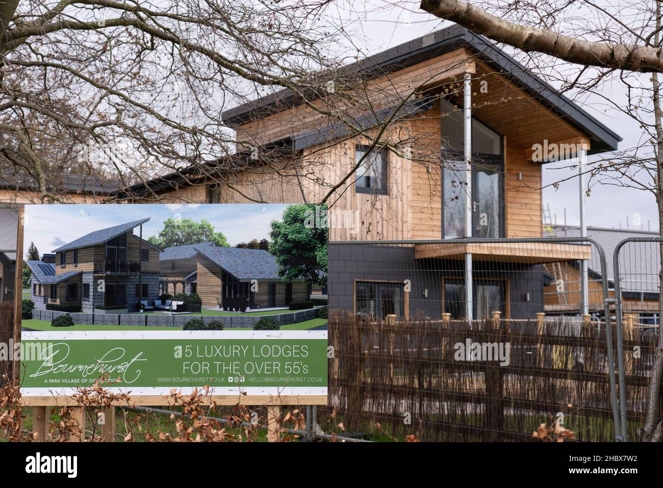 New houses under construction in Damfield Lane Maghull Stock Photo Alamy