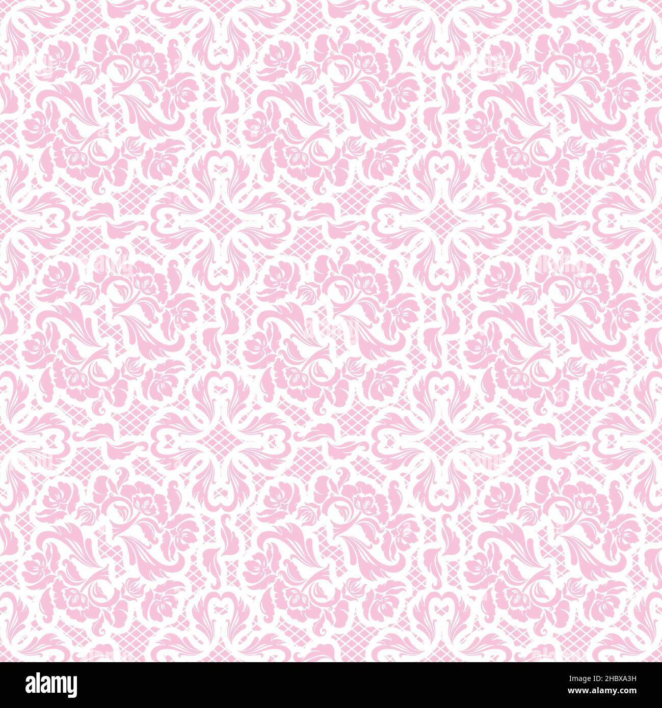 Ornamental beauty lace pink background, floral pattern Stock Vector Image &  Art - Alamy