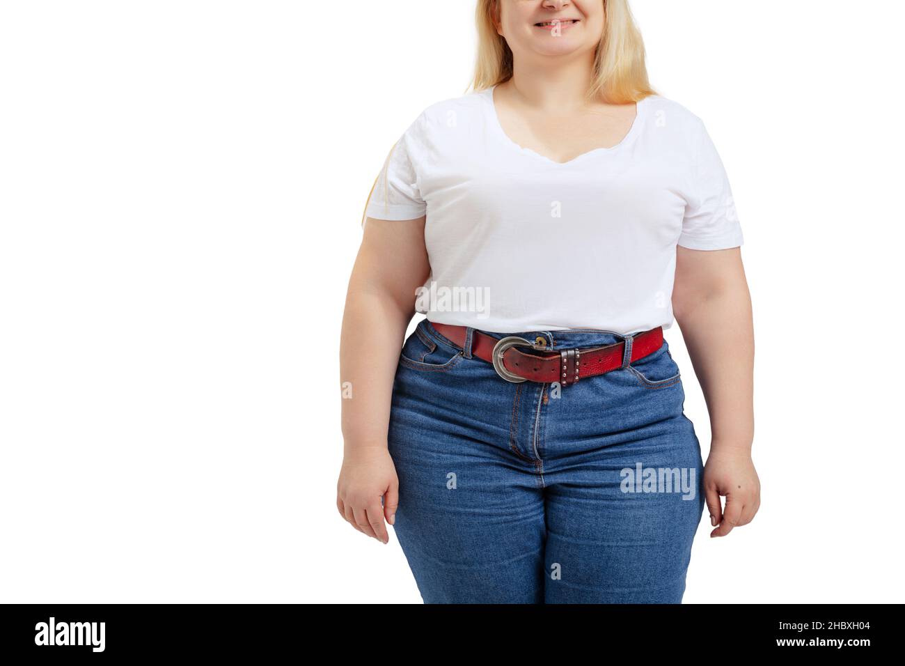 Overweight girl jeans hi-res stock photography and images - Page 5 - Alamy