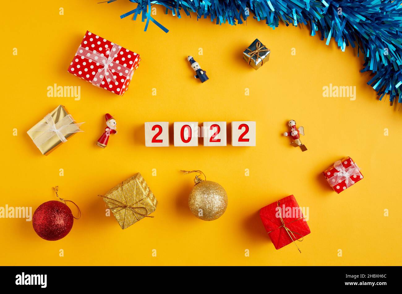 Happy New Year Gift 2022 High Resolution Stock Photography And Images - Alamy