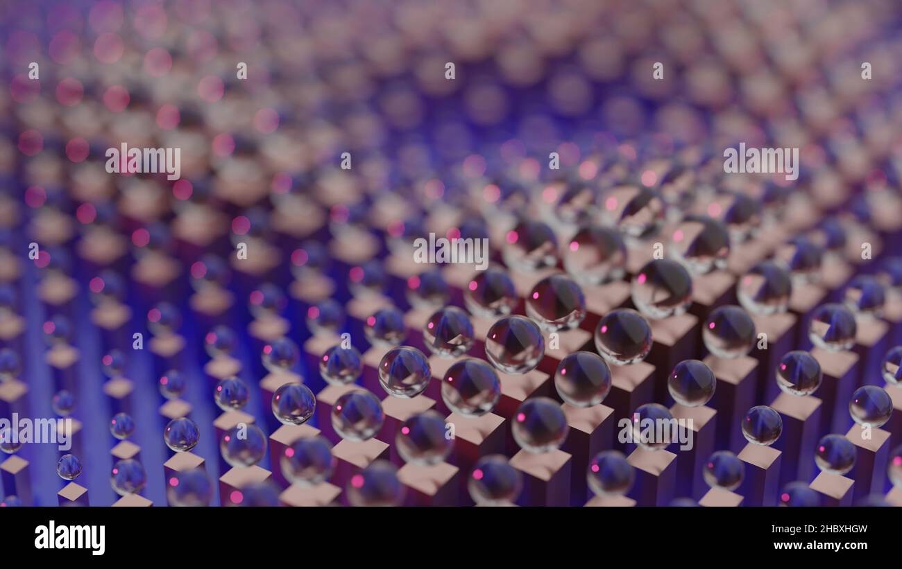 Colorful background illustration of abstract geometry with cubes and ...