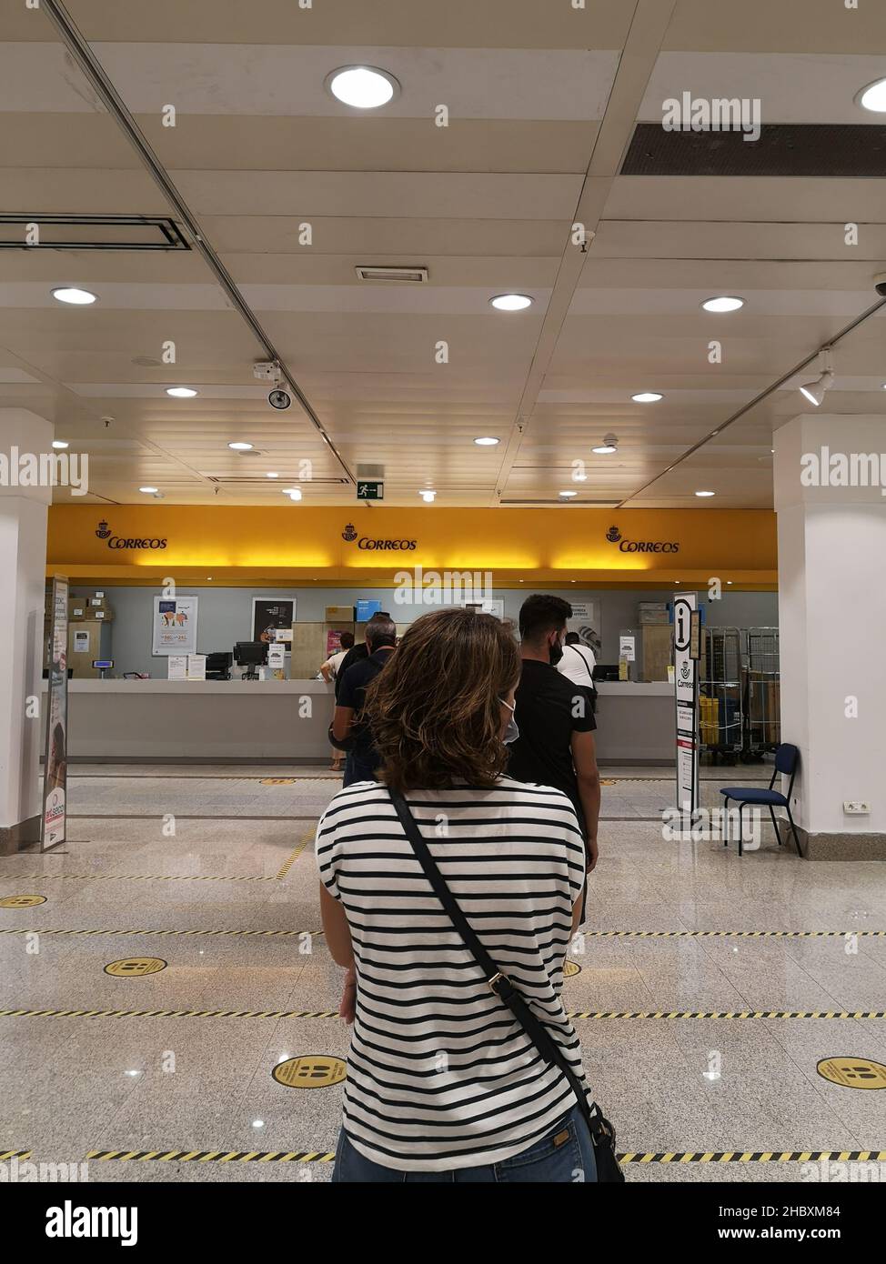 Correos, interior of Spanish post office in Mijas Costa Malaga province,  Andalusia, Spain Stock Photo - Alamy