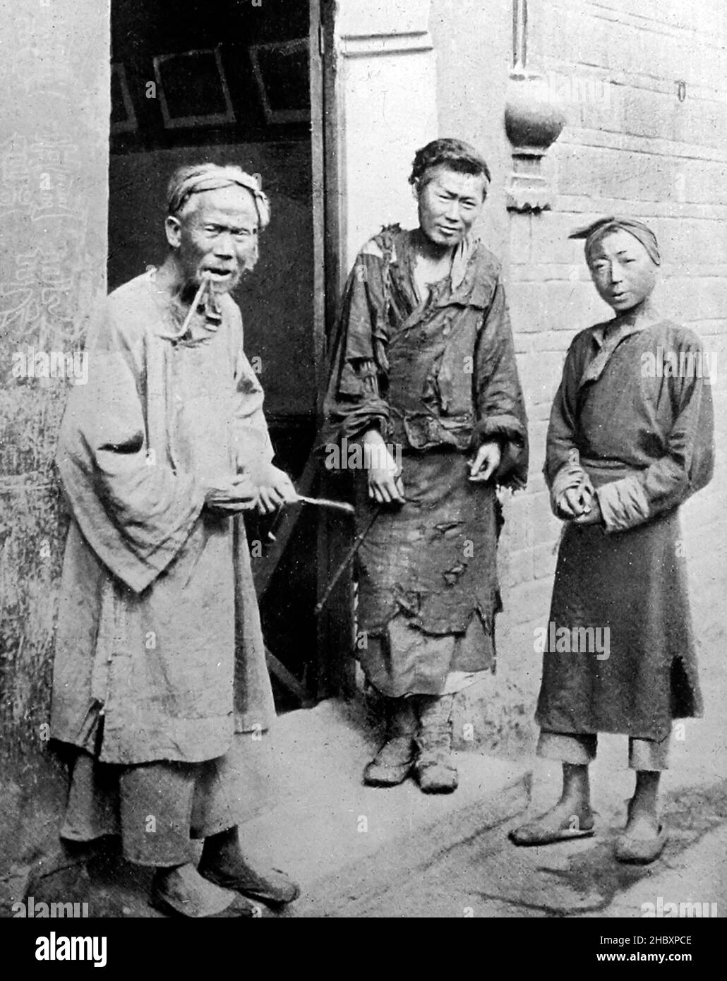Street beggars, China, early 1900s Stock Photo Alamy