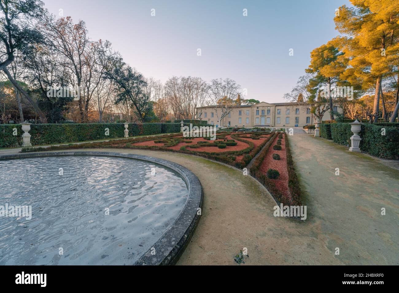 A French castle, the Chateau d'O in Montpellier, France Stock Photo Alamy