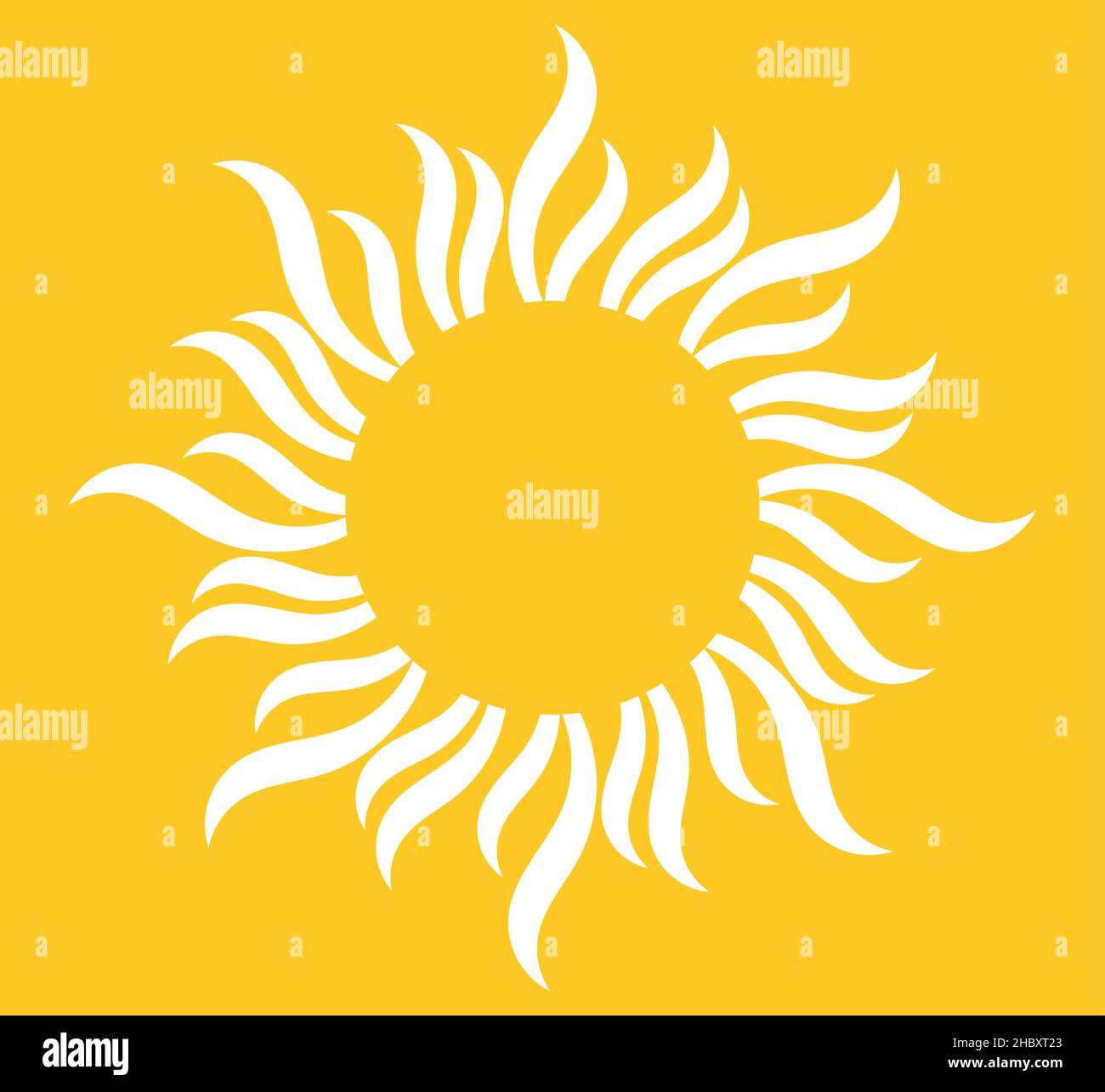 Summer sun label or banner background. Vector illustration Stock Vector ...