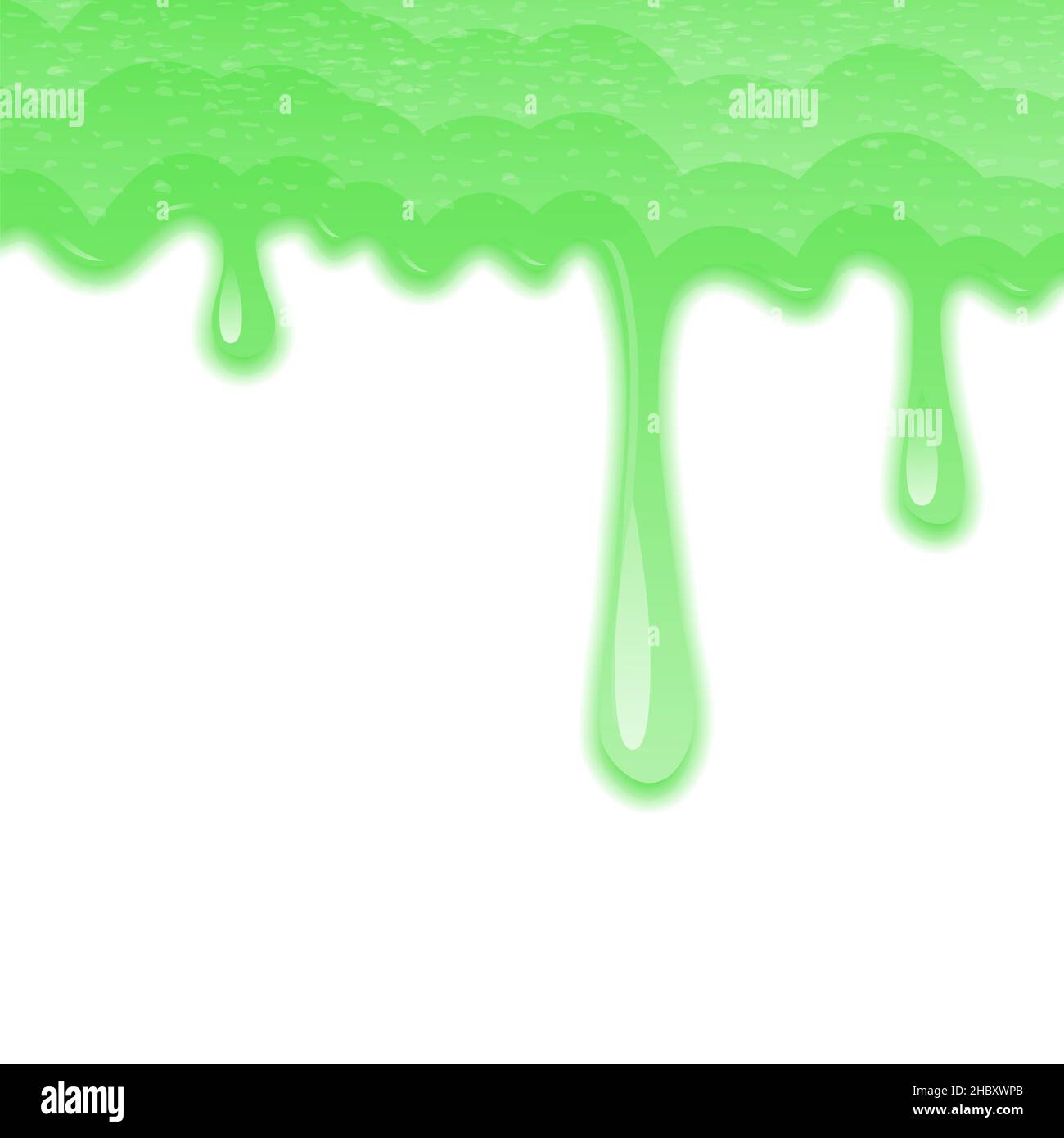 Dripping Slime Texture on White Background. Goo Blob Splash. Halloween ...