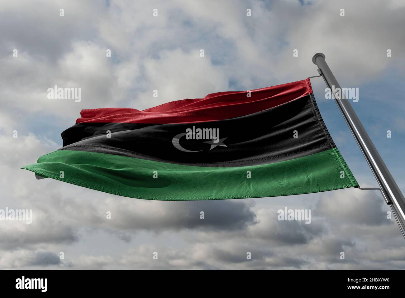 The flag of Libya was originally introduced in 1951, following the ...