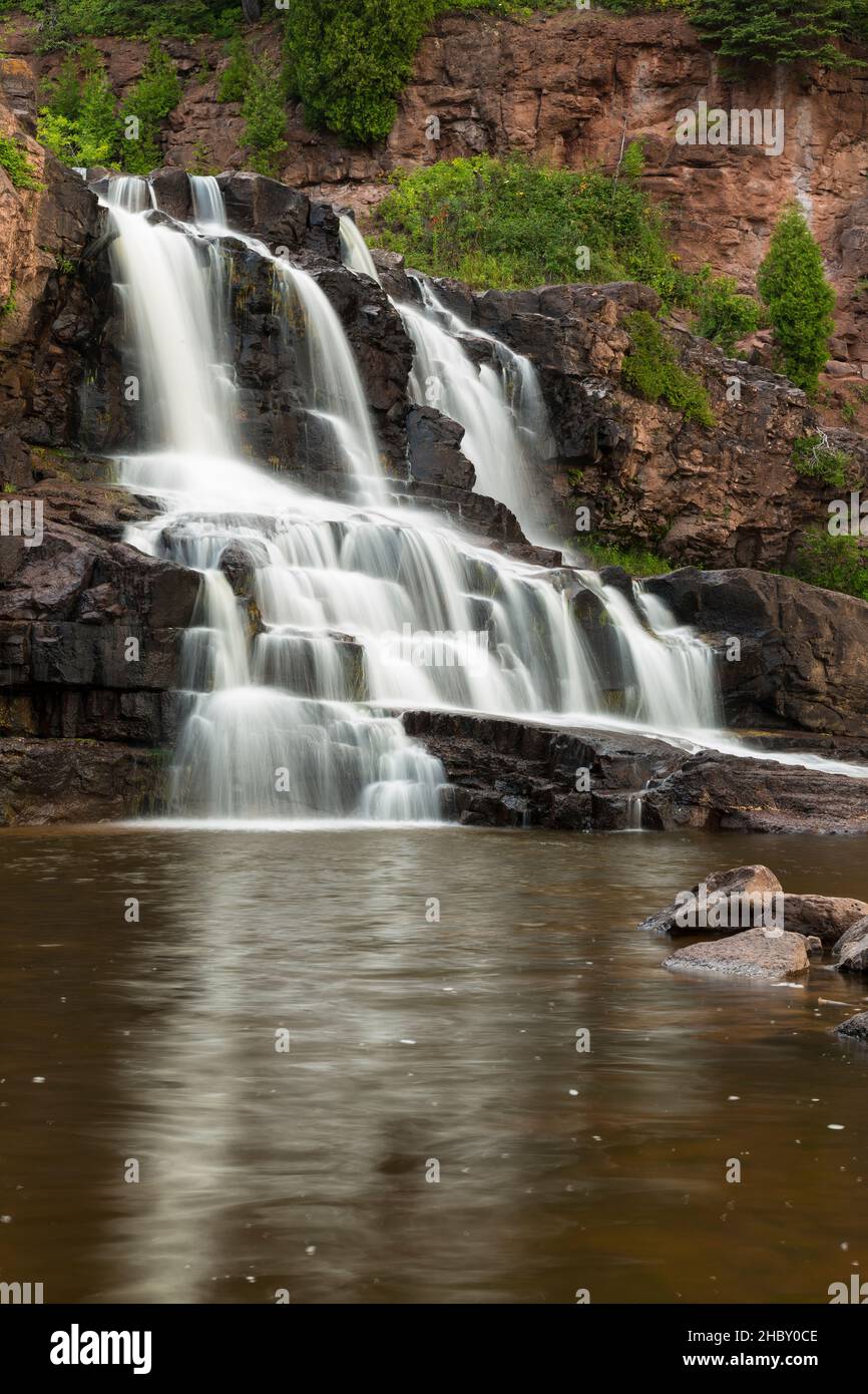 Middle Gooseberry Falls Waterfall Stock Photo - Alamy