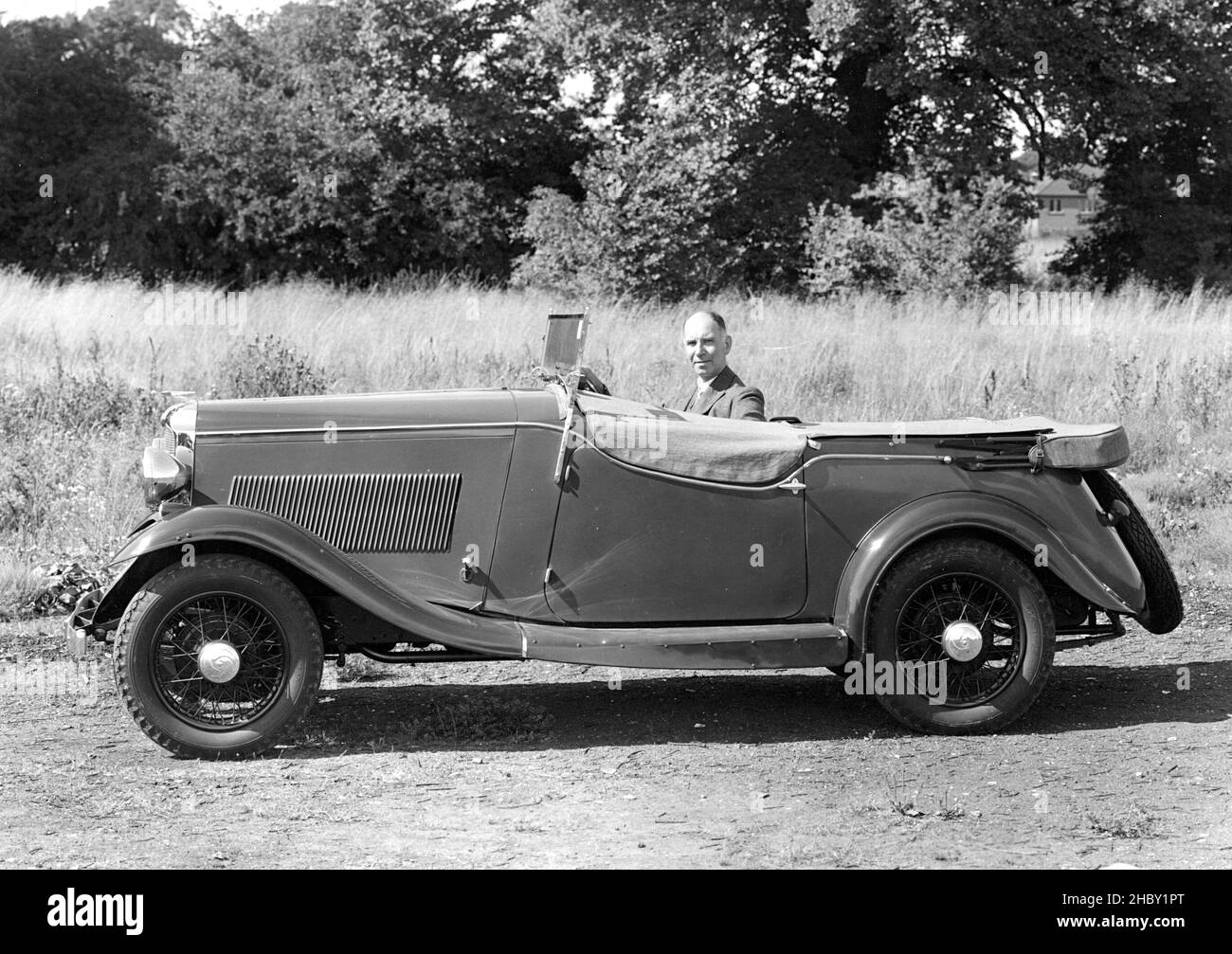 1935 Vauxhall Light 6 ASX/ASY 14hp Stratford sports 4 seater by Whittingham & Mitchel Stock Photo