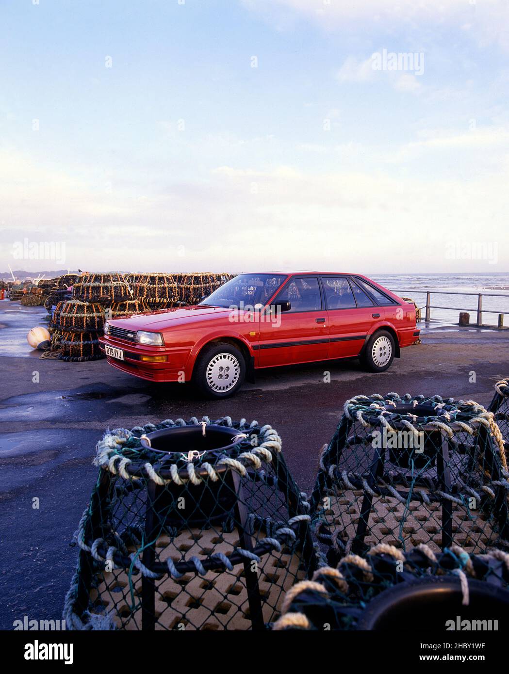 1988 Nissan Bluebird Turbo ZX Stock Photo