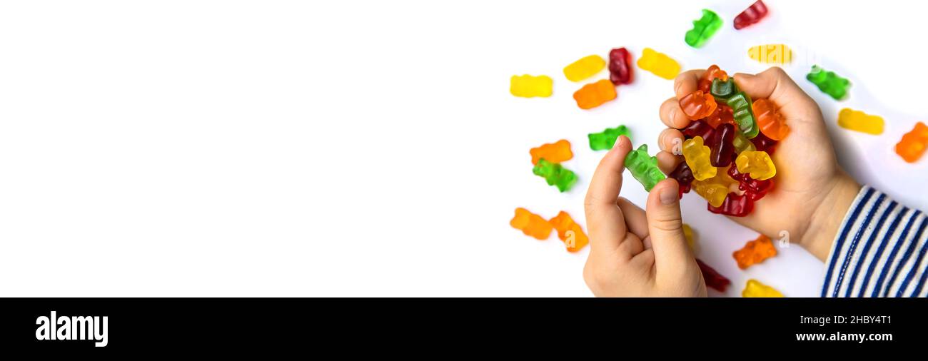 Gummy Bears Candy Isolated editorial photo. Illustration of bears -  136484496
