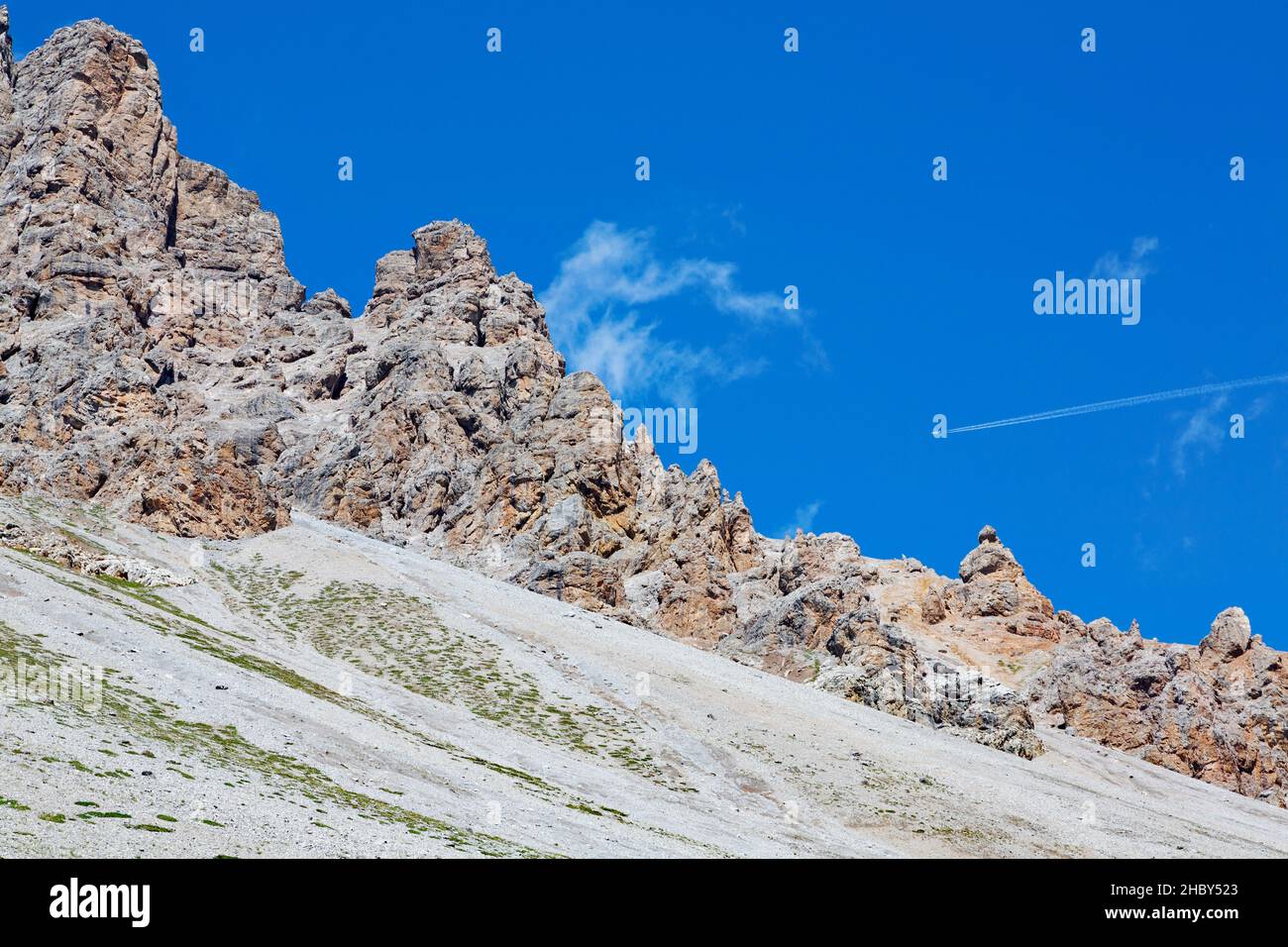 Val Alpisella, Bormio (IT), panoramic view of the valley Stock Photo