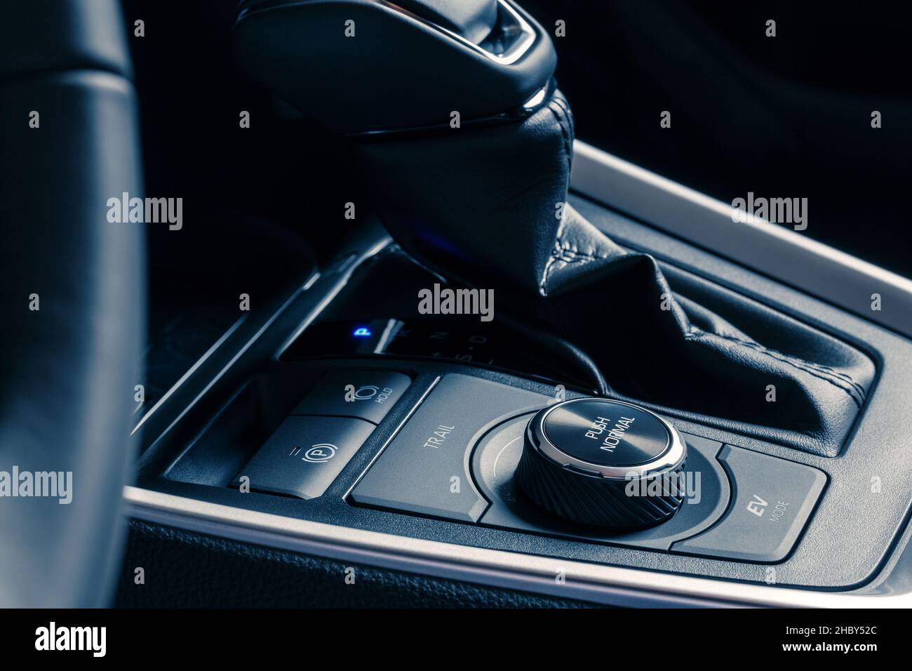 car automatic gear shift lever Stock Photo Alamy