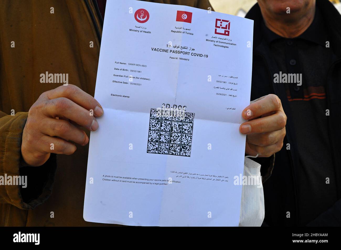 Tunisia Id Card