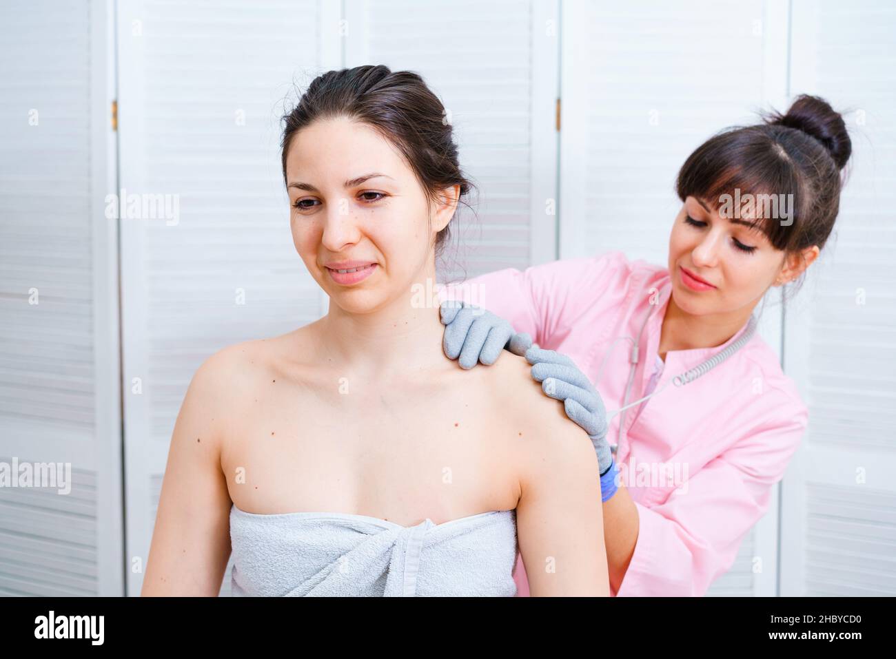 Microsensory electrical microcurrent biomassage procedure for