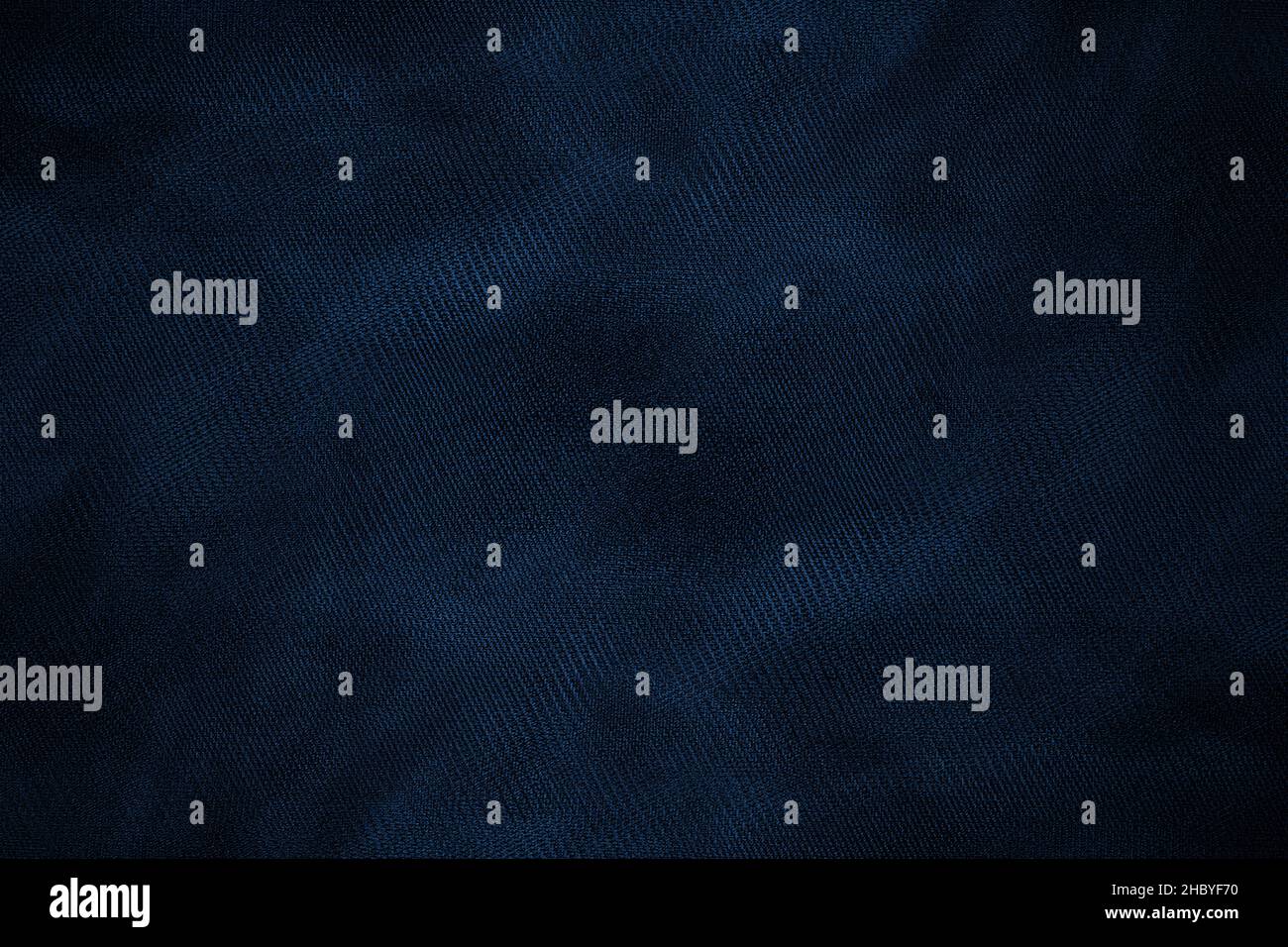Dark blue abstract knitted fabric background with textile texture Stock Photo