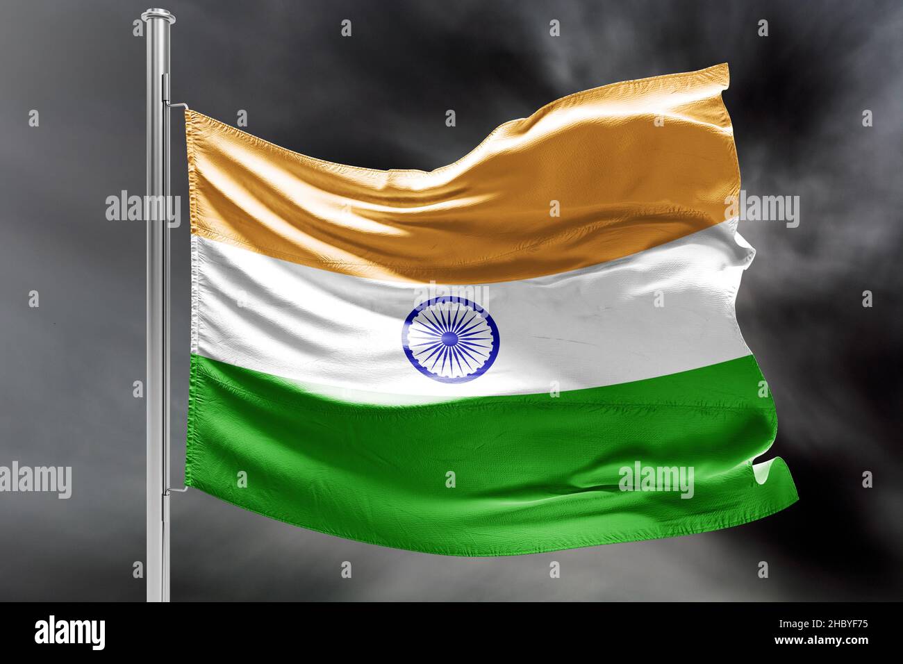 The National Flag of India Stock Photo Alamy