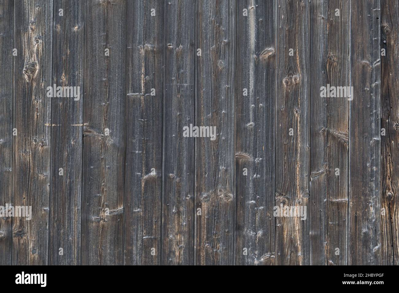alte rustikale verwitterte Bretter, Bretterwand, Holztor Stock Photo