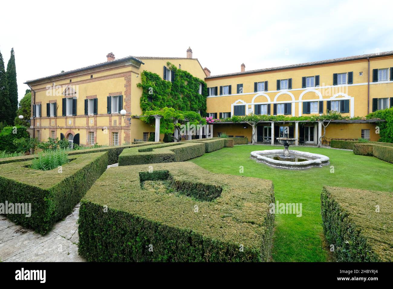 Villa La Foce, Chianciano Terme,Tuscany, Italy Stock Photo