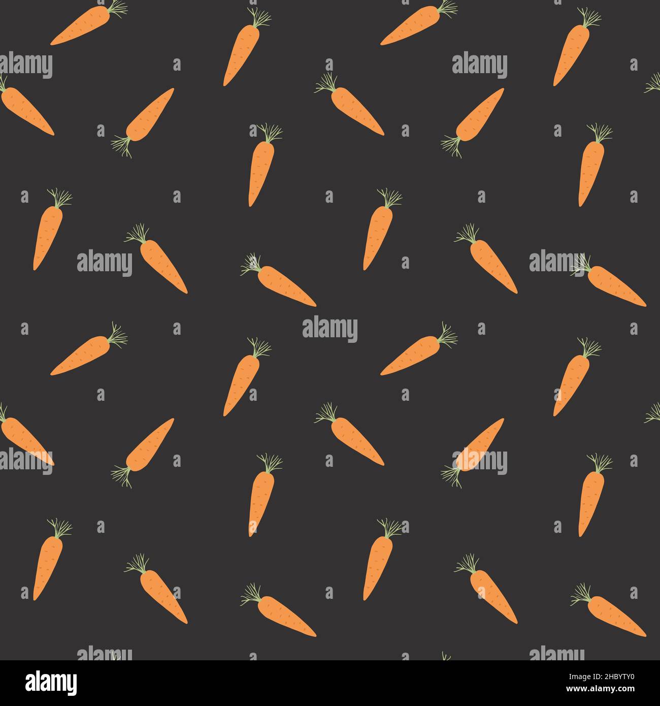 Carrot Vegetables seamless pattern. Vegetarian healthy bio food ...