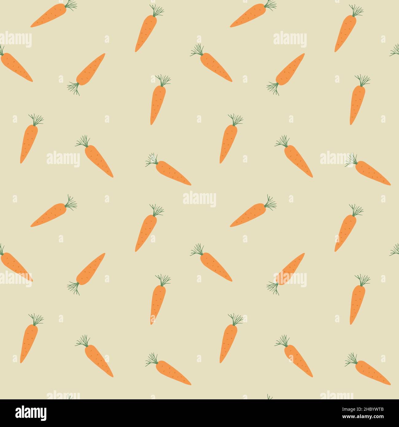 Carrot Vegetables seamless pattern. Vegetarian healthy bio food ...