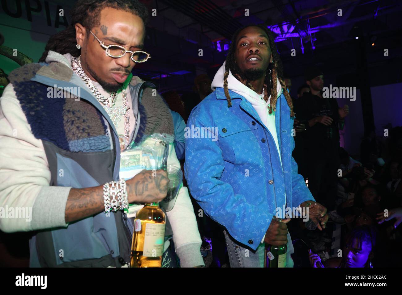 Los Angeles, Ca. 21st Dec, 2021. Quavo and Offset at Offset's 30th ...