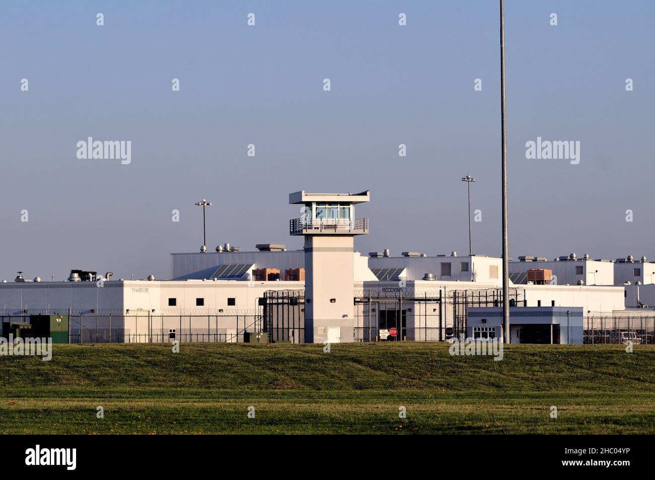 Crest Hill, Illinois, USA. Stateville Correctional Institution, a maximum security prison southwest of Chicago. The prison opened in 1925. Stock Photo