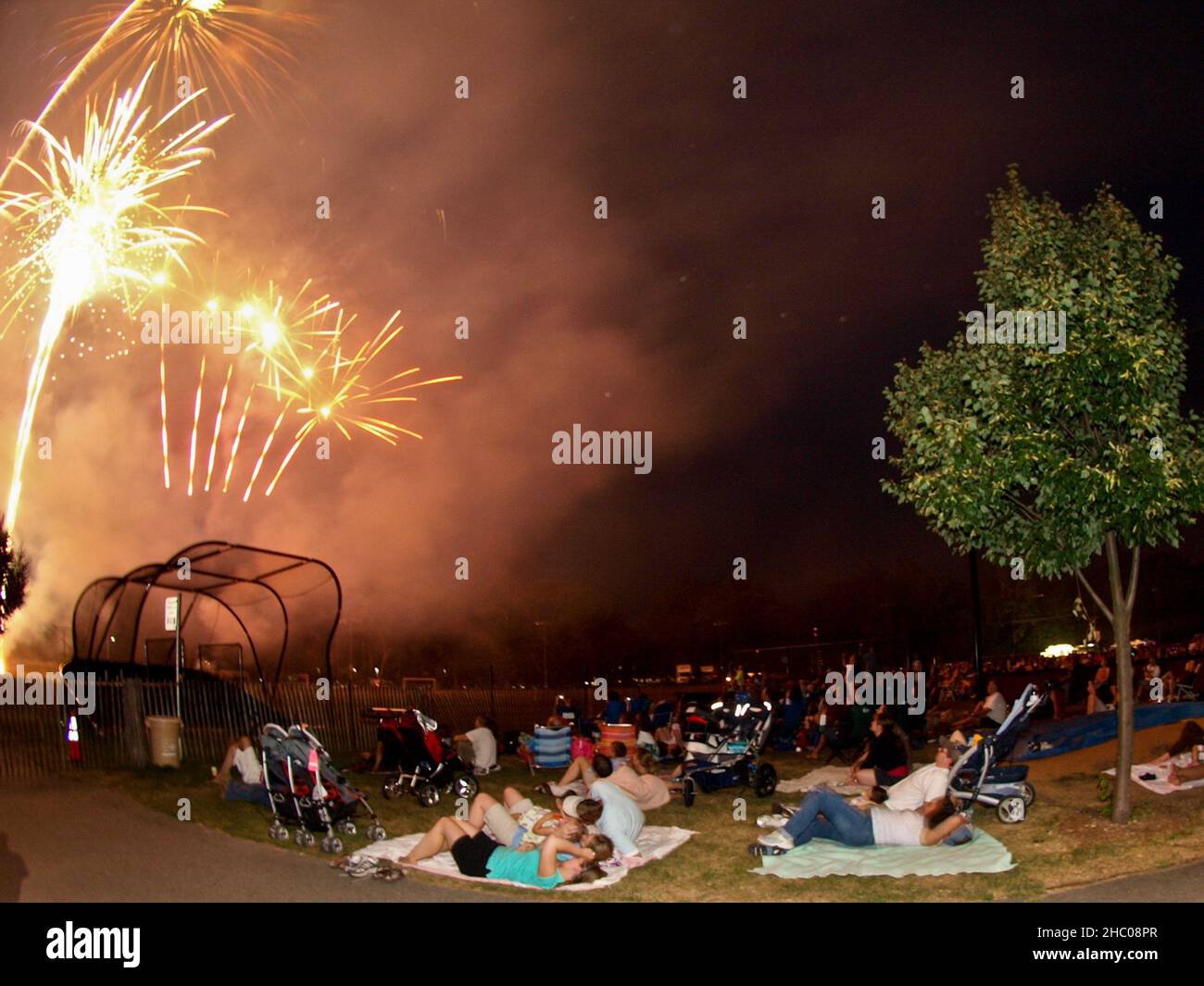 Ridgewood 05JULRN66960 Ridgewood Fireworks Celebration. Best seat