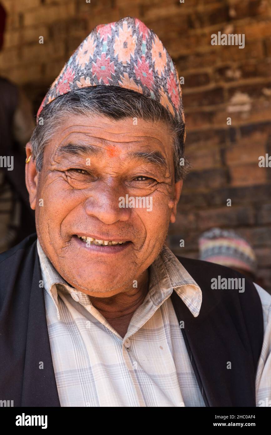 Nepal traditional cap hires stock photography and images Alamy