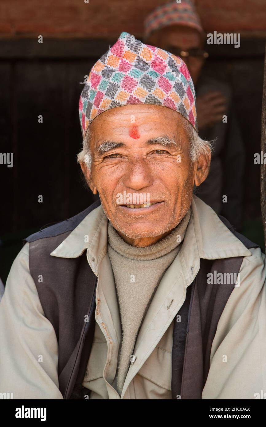 Nepalese headwear hi-res stock photography and images - Alamy