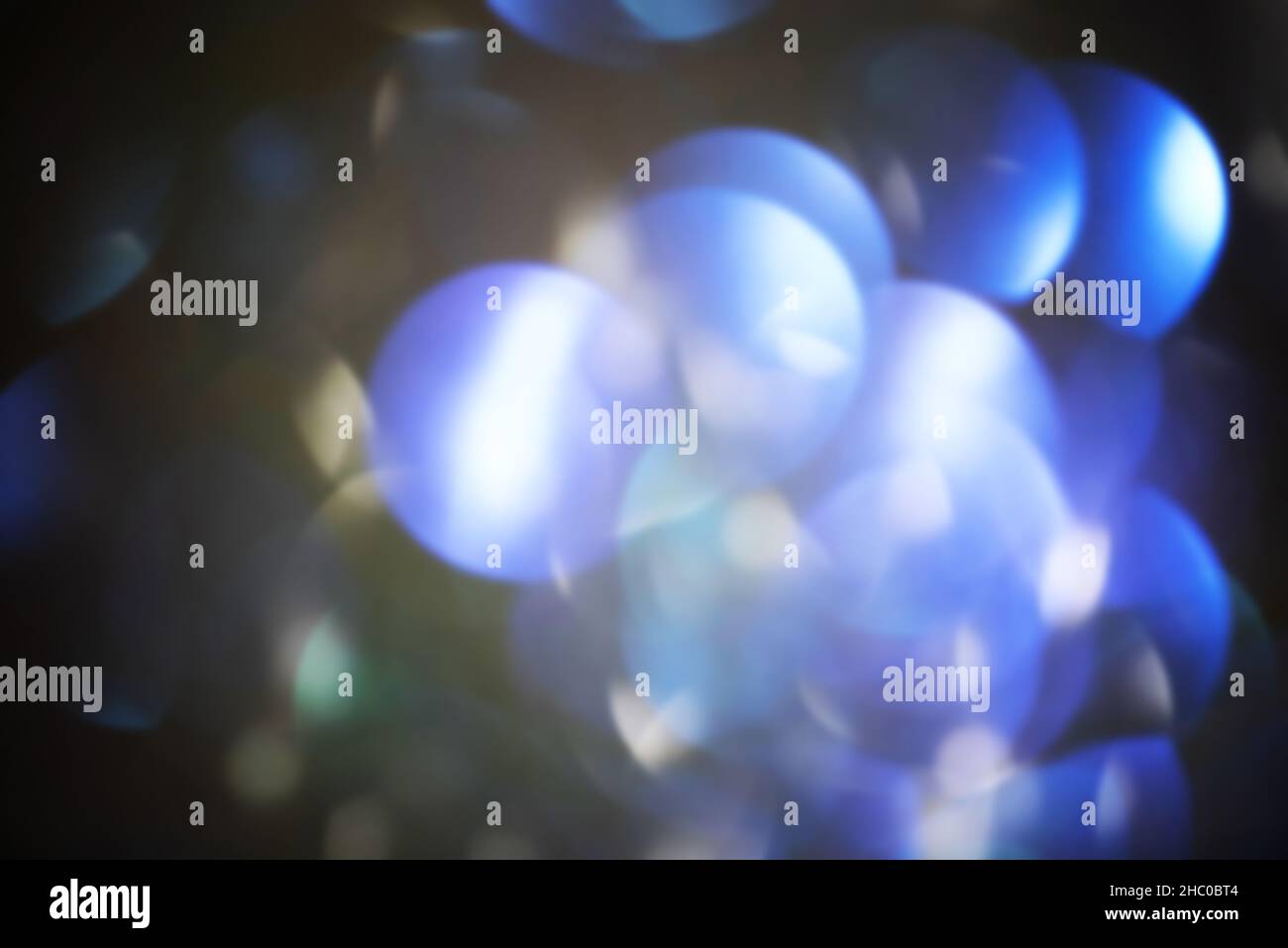 Abstract background blur focus. Defocus light blue sparkles glitter ...