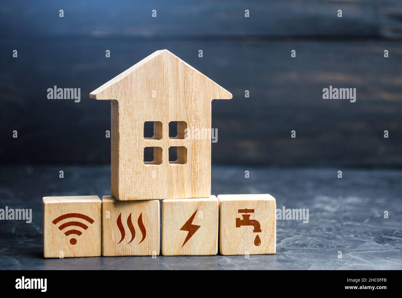 House utility services. Billing and payments. Installation of