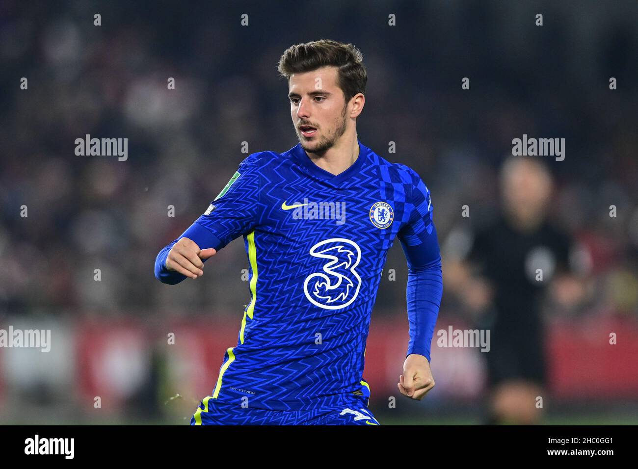 London, UK. 22nd Dec, 2021. Mason Mount #19 of Chelsea during the
