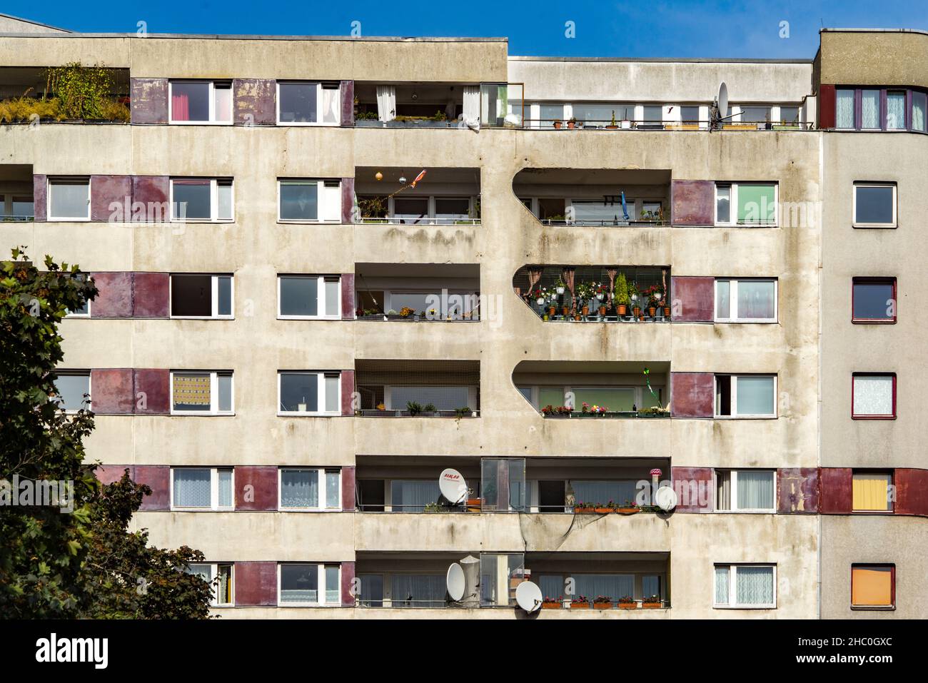 Housing etate near Kottbusser Tor, Berlin Stock Photo