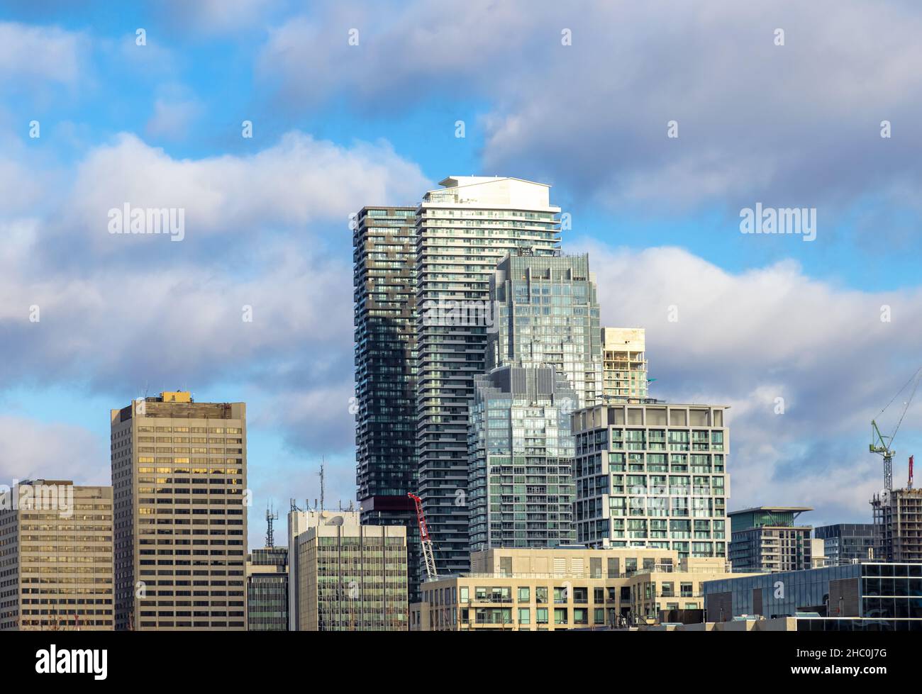 Upscale Eglinton and Forest Hill residential area coveted by middle and upper class families as well as Ontario developers. Stock Photo