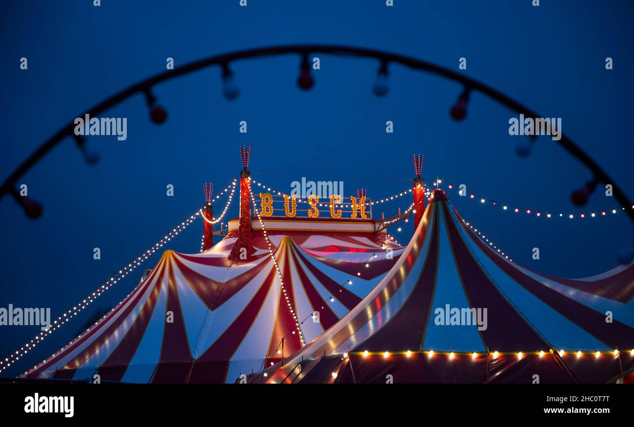 Brandenburg An Der Havel, Germany. 21st Dec, 2021. View of the main