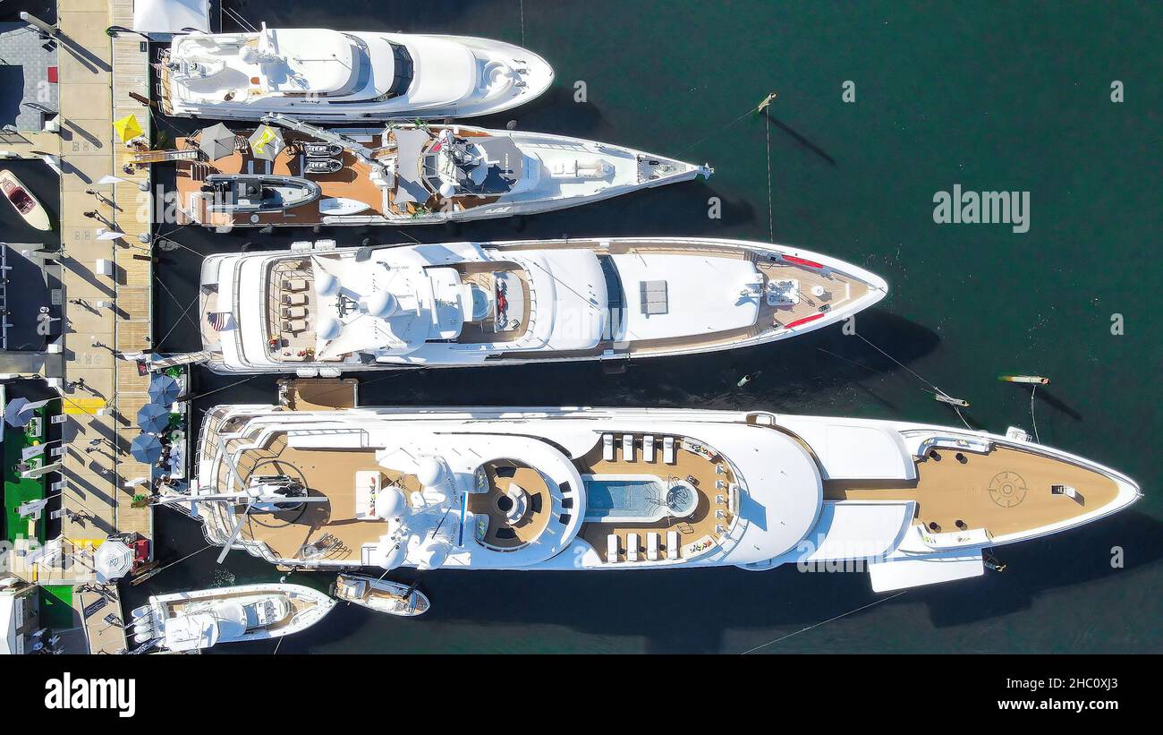 62nd annual Fort Lauderdale International Boat Show. Smaller deck boats