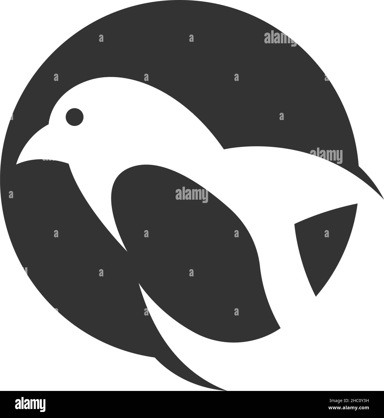 Penguin icon logo design template illustration vector Stock Vector ...