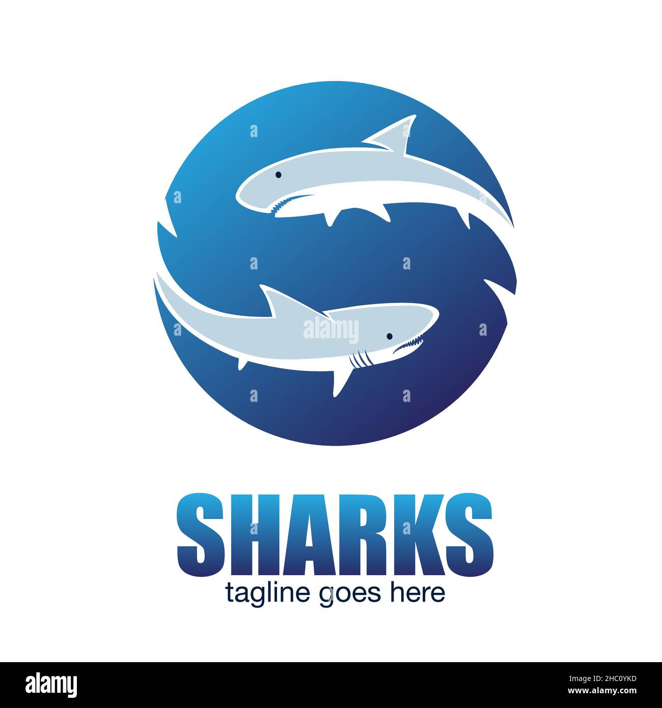 Sharks letter based S vector symbol can be used as brand, company symbol, design element or any other purpose Stock Vector