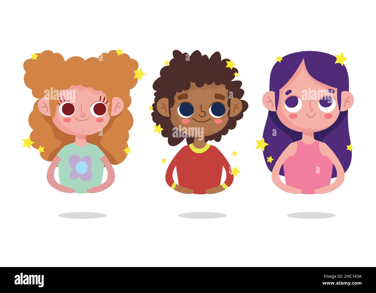 set cute kids Stock Vector Image & Art - Alamy