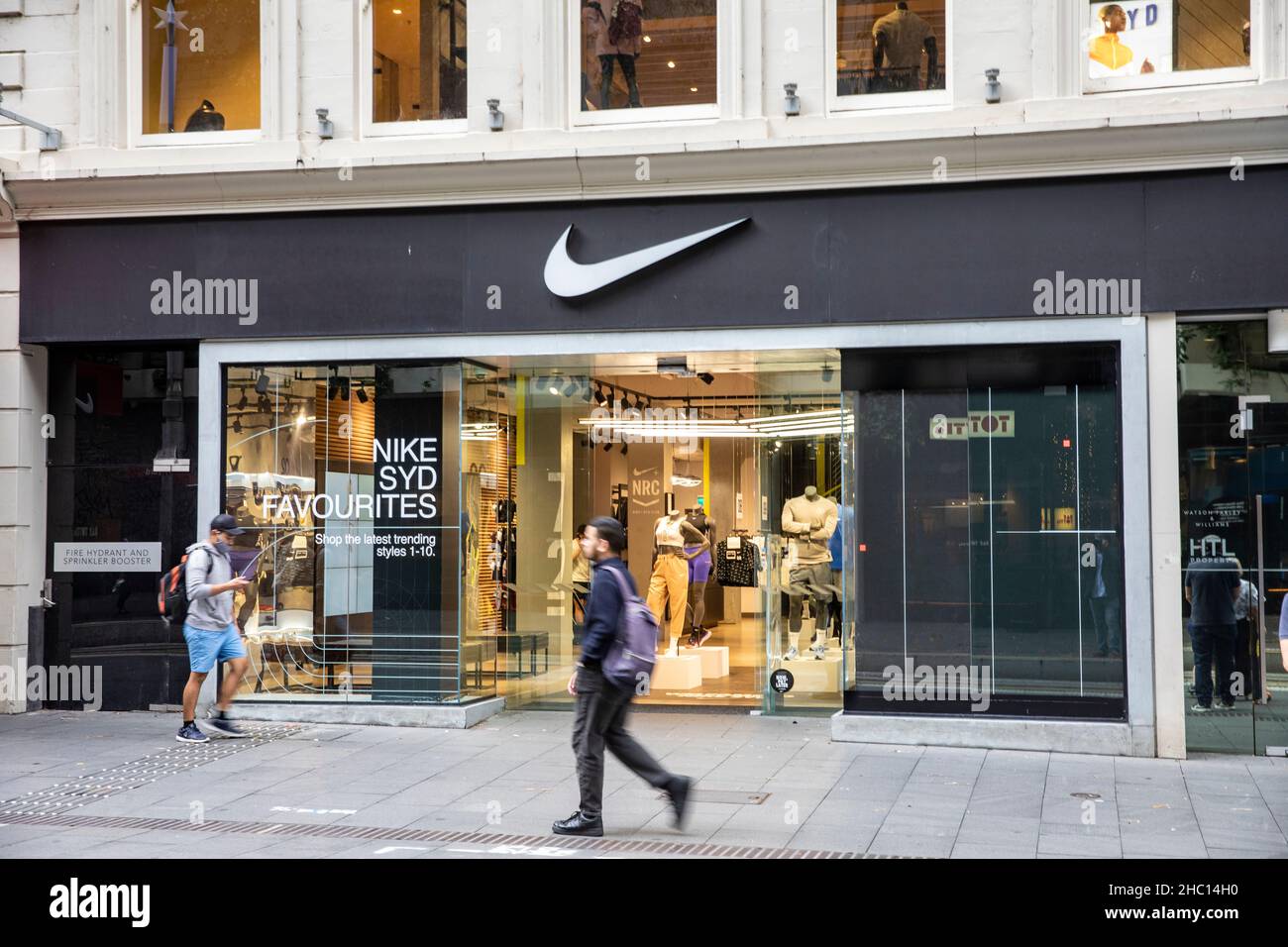 Nike store in Sydney city centre, NSW,Australia Stock Photo - Alamy