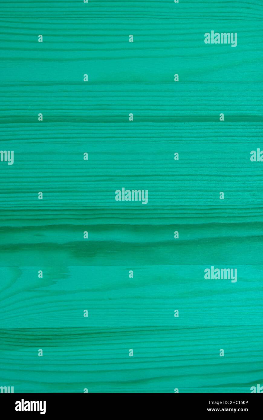 Horizontal Pattern of Gradient Mint Green Colored Wood Plank Surface Stock Photo